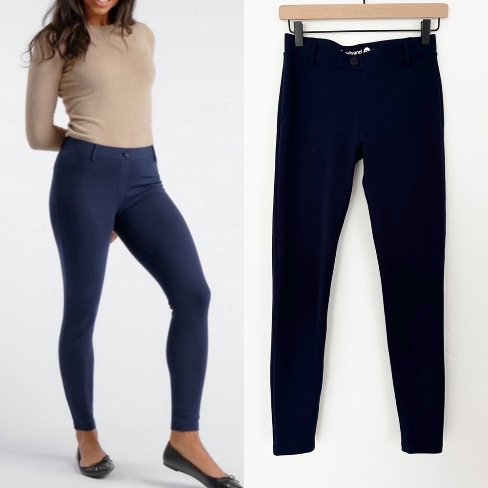 BetaBrand Dress Pant Yoga Pant Pull On Legging Navy Blue Women’s | XS